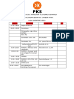 Rundown Acara Workshop Bcad DPRD Klu