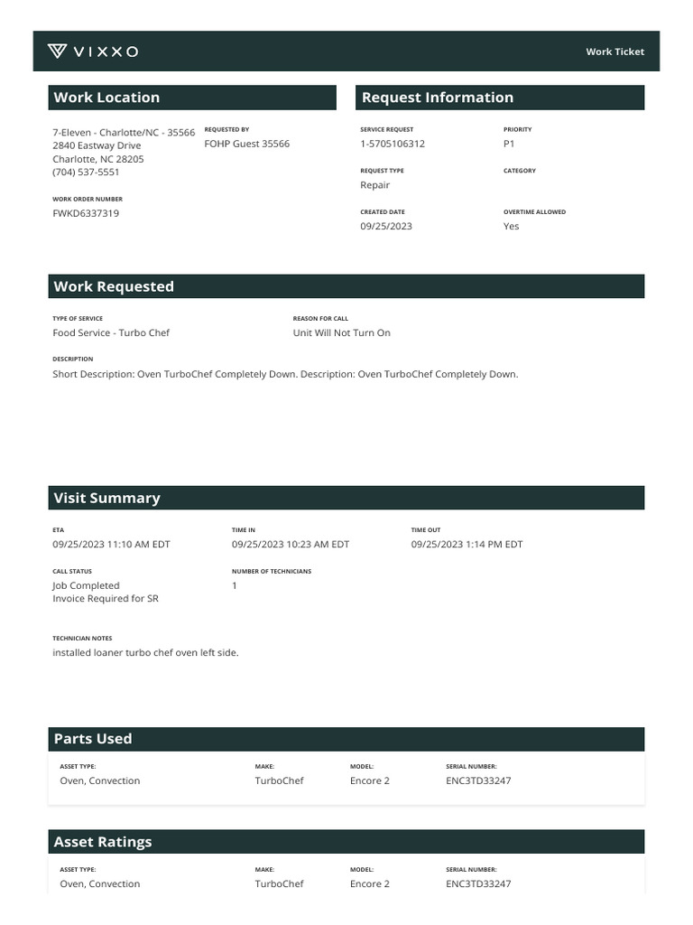 WorkTicket 1-5705106312 2023 - 09 - 25T17 - 14 - 43Z | PDF