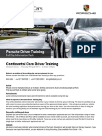 Continental Cars Porsche Driver Training Full Day Hampton Downs April 2021