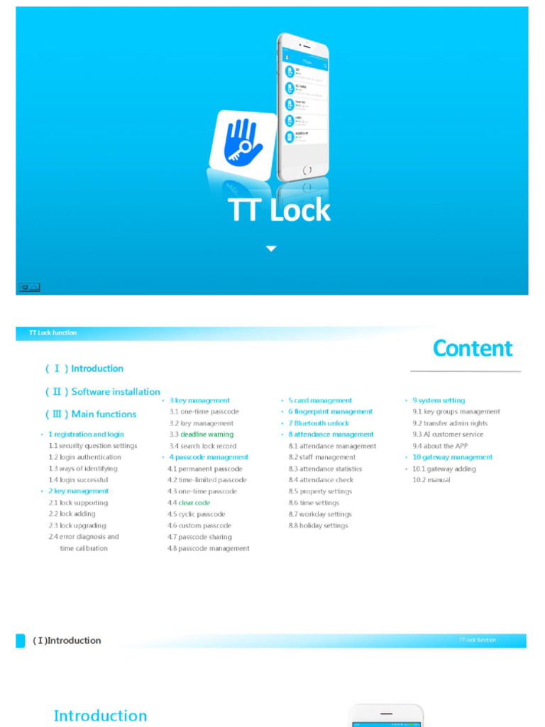 Ttlock instructions pdf