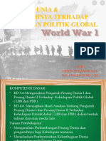 Perang Dunia Dan Pengaruhnya Terhadap Kehidupan Politik Global