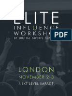 2019 Elite Influence Workshop Workbook