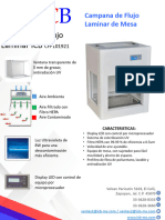 Campana de Flujo Laminar de Mesa Pagina