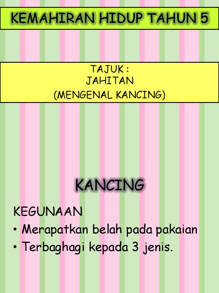 Ulangkaji Jahitan Worksheet