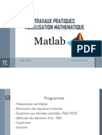 TP Présentation Matlab