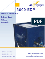 Ventiladores AirEquipos - 3000EDP - (Tablas de Desempeño)