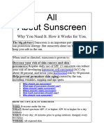 Sunscreen Presentation