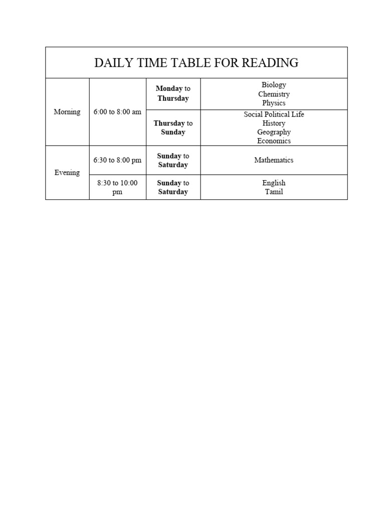 daily-time-table-for-reading-pdf