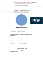 Informe Sobre El Materialismo Dialéctico