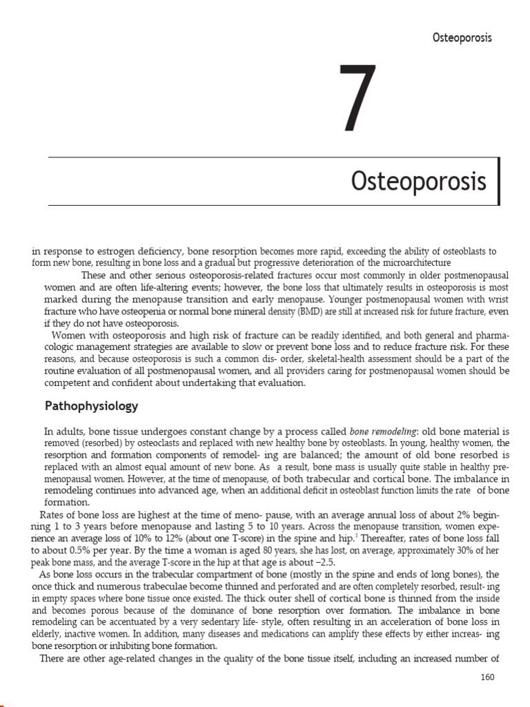 8 Osteoporosis | PDF | Osteoporosis | Bone