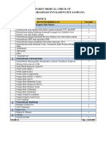 PAKET MEDICAL CHECK UP Office RSMZ