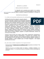 Semana 3 Impuesto A La Renta Resolución de Ejercicios: Tecnológico Nacional Iplacex