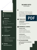 Currículum Profesional Monocromático Verde - 20240110 - 185515 - 0000