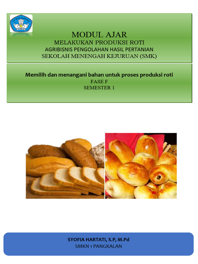 Proses Produksi Roti di SMK | PDF