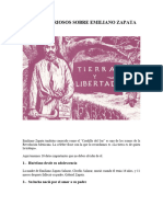 10 Datos Curiosos Sobre Emiliano Zapata