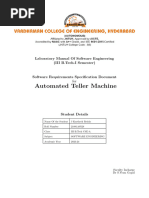 SRS Document For ATM and ERS