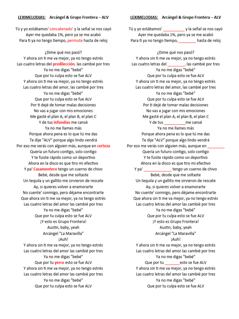 LEXIMELODIAS | PDF