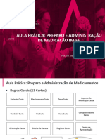 Aula Prática - Preparo e Administração de Medicamentos