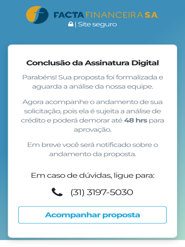 Facta Financeira | PDF