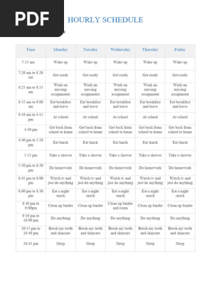 Copy of Blank Hourly Schedule