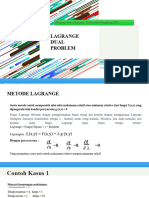 Lagrange Dual Problem Kelompok