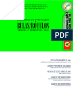 SEQUÊNCIA DE ATIVIDADES BULAS 7º ANO