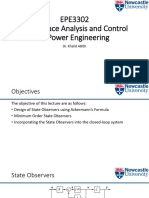 EPE3302 Lecture 8 Controller Design Using Pole Placement