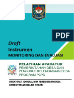 Panduan Instrumen Monev Pelatihan