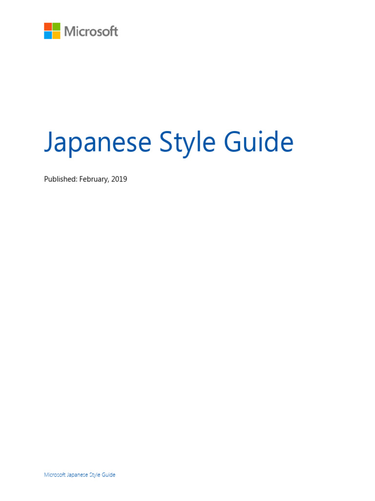 JPN JPN Styleguide | PDF