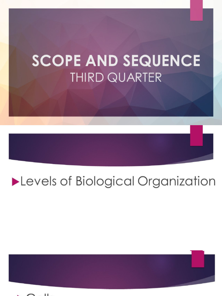Scope and Sequence 7 - 3rd QTR | PDF