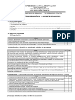 FICHANº 3 - PRACTICA OBSERVACION ... 2022 II - Observación de La Jornada Pedagógica