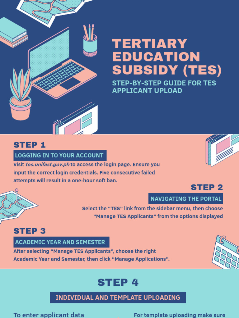 TES Applicant Upload Guide | PDF | Login | Information Technology