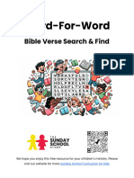 NIV Word-for-Word Bible Verse Search Puzzle