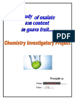 Chemistry Project XII