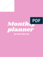 Monthly Planner 