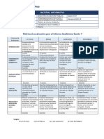 Rúbrica Informe IF-S7