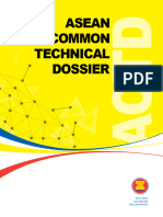 ASEAN Common Technical Dossier ACTD December 2016 From ASEAN Secretariat