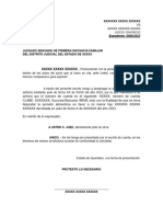 Promoción para Señalar Número de Cuenta para Depositar Pensión Alim