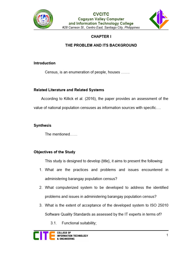 Chapters Templates | PDF