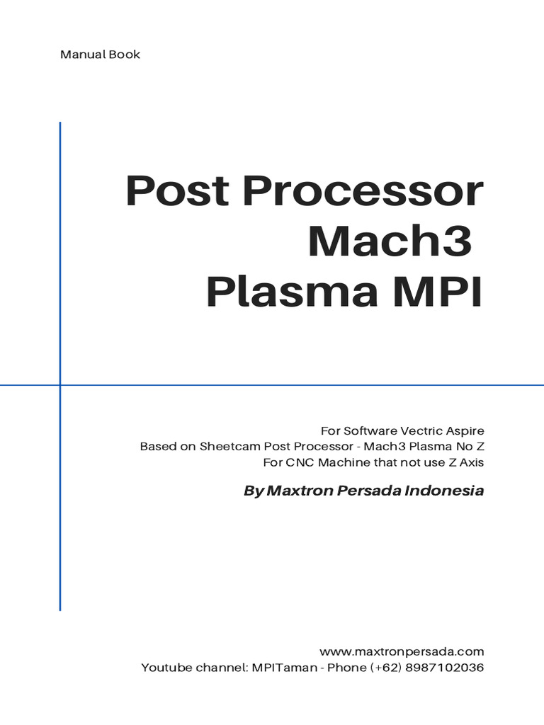 Mach3 Plasma Post Processor Guide | PDF | Tools | Industrial Processes