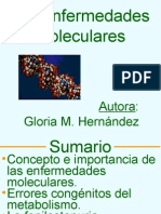 Enfermedades Moleculares Gloria Hernandez Bioquimica