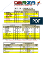 Resultados Por Grupo Copa Navidad 2023