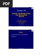 L-03 Analysis and Design of One-Way Slab System (Part-II) (Aug 2016) (Colored)