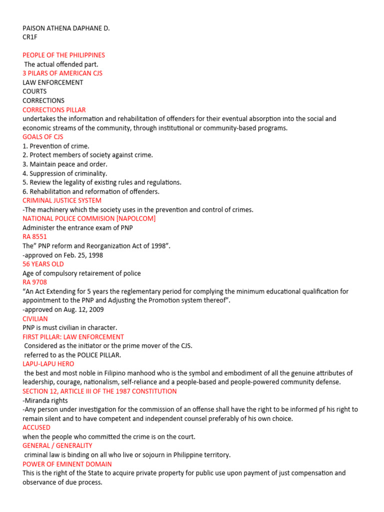 Reviewer Clj1 Final Pdf Crimes Crime Violence