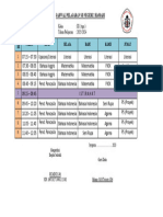 Jadwal Pelajaran Kelas Iii B