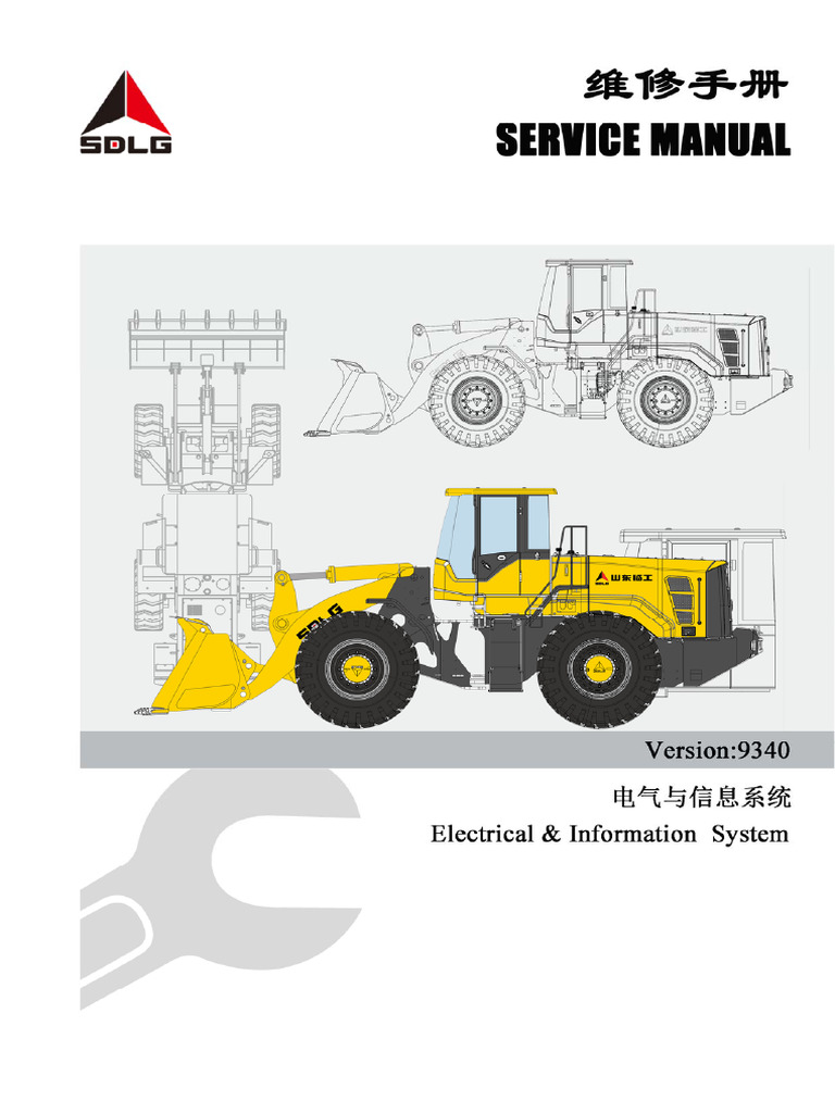 Wheel Loader Electrical System Manual | PDF | Switch | Electrical Connector