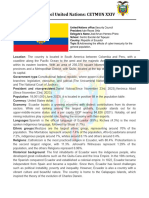 Position Paper B Ecuador