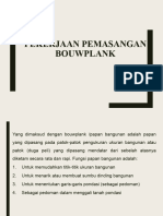 Materi 6 - Pekerjaan Pemasangan Bouwplank