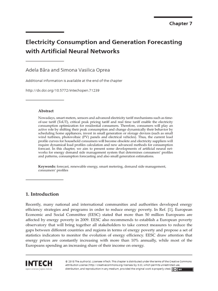 Forecasting Electricity with Neural Networks | PDF | Cluster Analysis ...
