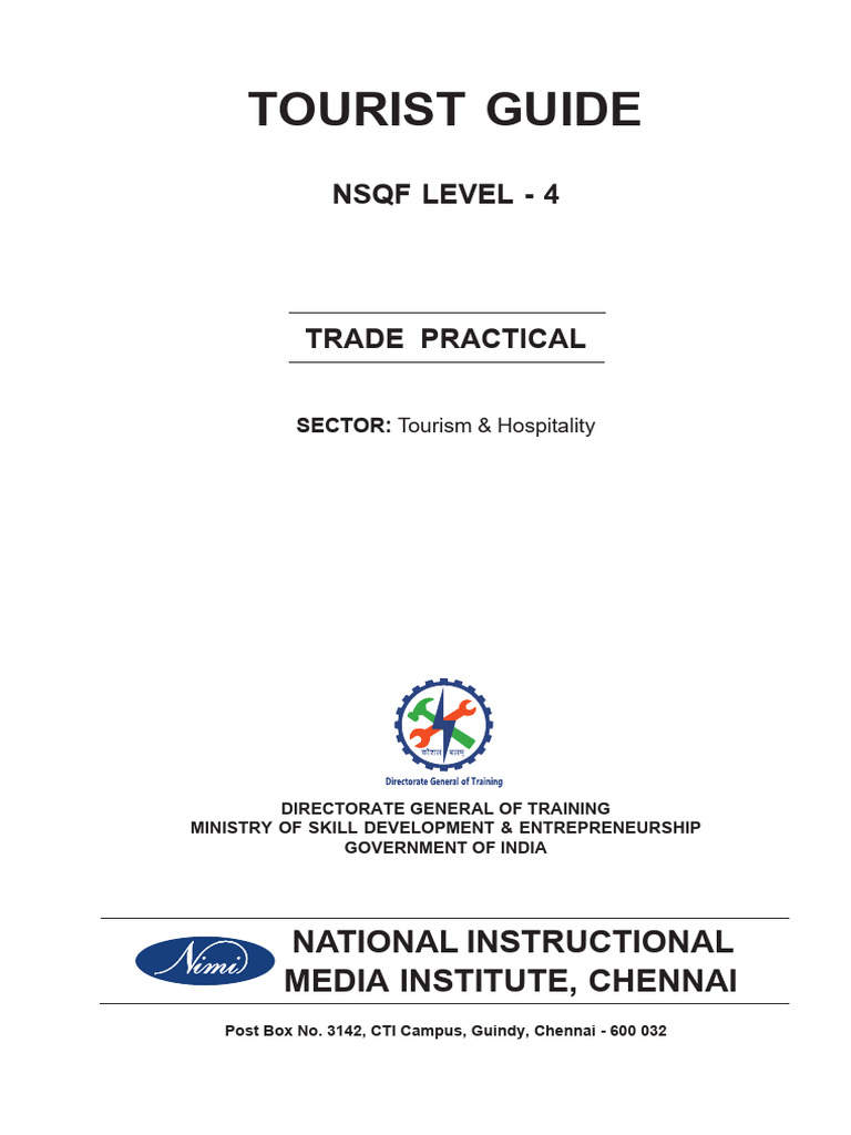Tourist Guide-1 Year Book-Practical | PDF | Tourism | Marketing
